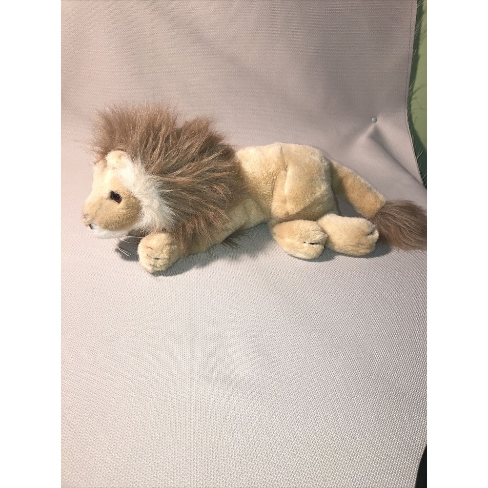 American Wego Lion Stuffed Animal Toy Doll Vintage 91114LN 14" Jungle Cat